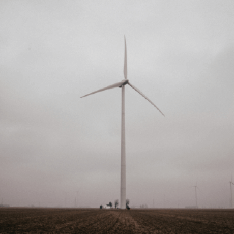 Windmill in Ohio field